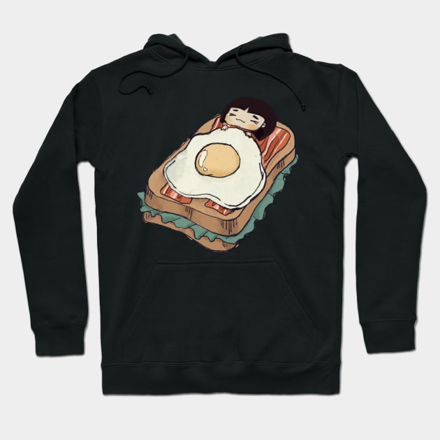 Lay me down on a bed of Sandwich Hoodie by shopfindingbeni